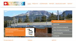 Desktop Screenshot of kambo.ch